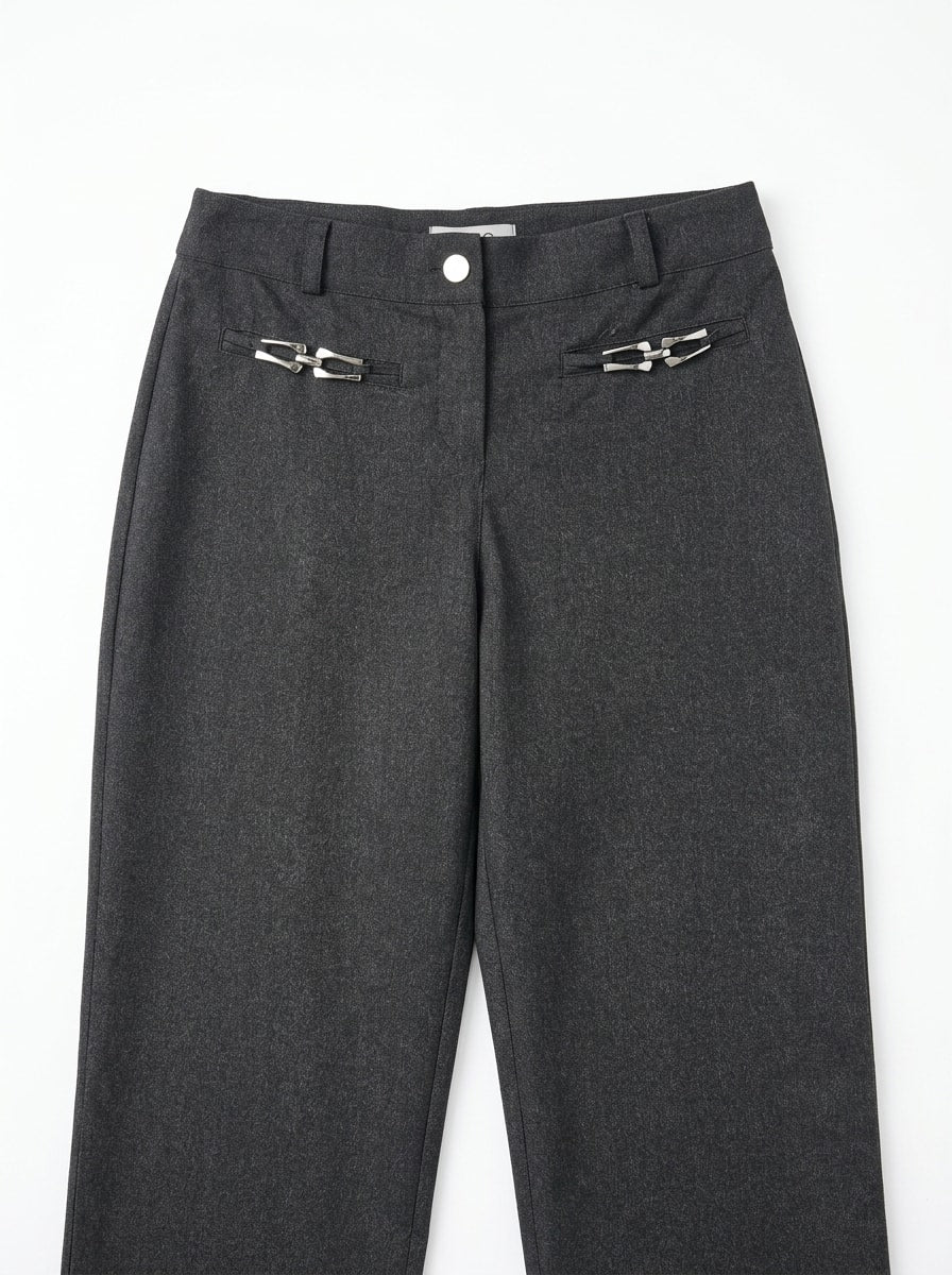 Zincir Toka Detaylı Tailor Pantolon